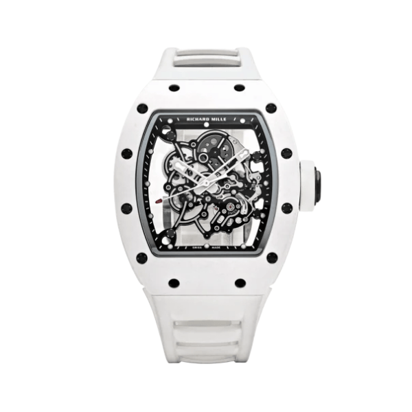 Richard Mille RM055 Manual Winding Bubba Watson 42mm White Ceramic V5 2026 – VIP Version
