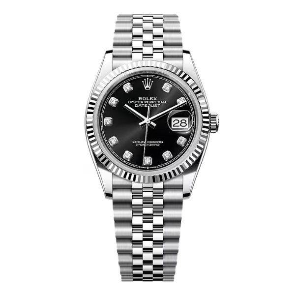 Rolex Datejust 36mm Sliver Black Dial 126234 – VIP Version
