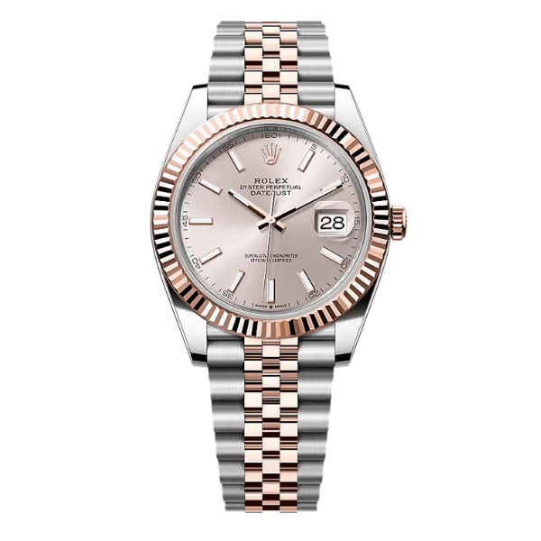 Rolex Datejust 126331-0010 41mm Sundust Dial Rose Gold Steel – VIP Version