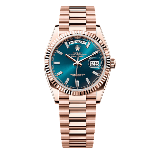 Rolex Everose Gold Day Date 36mm 128235-0085 Rose Gold – VIP Version