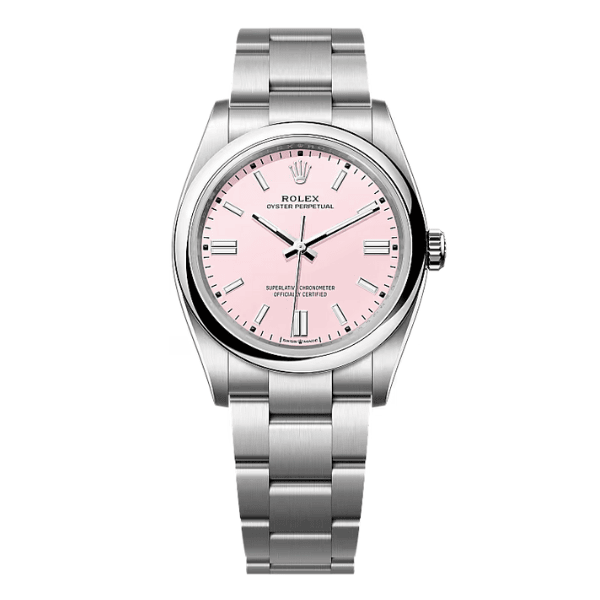 Rolex Oyster Perpetual 36mm 126000 Pink Candy Dial Steel – VIP Version