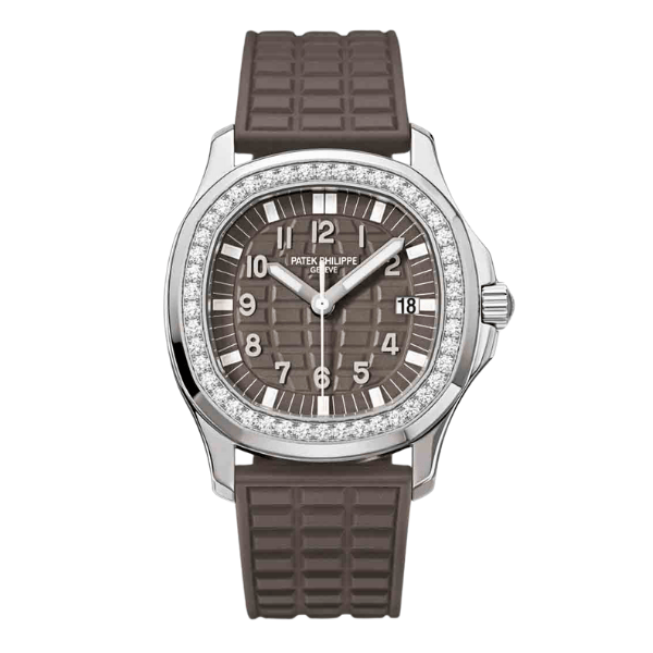 Patek Philippe Aquanaut 5067A-025 35.6mm Diamond Bezel Moissanite Steel – Customize Version