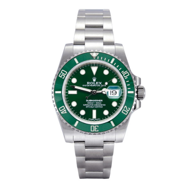 Rolex Submariner Date Hulk 116610LV 40mm Rubber Steel – VIP Version