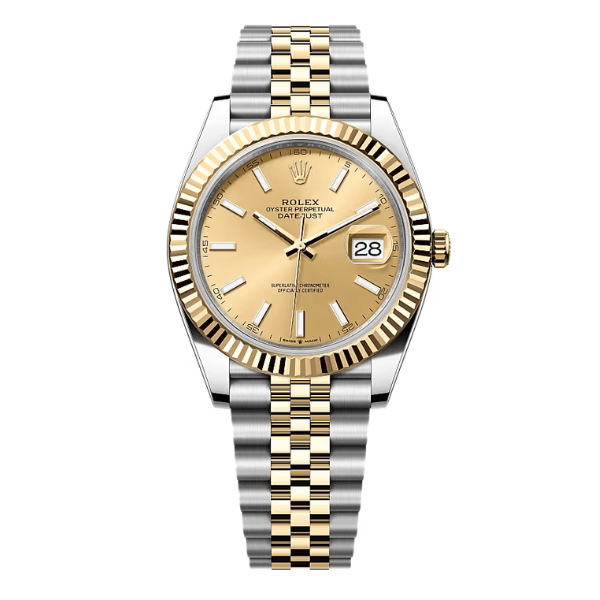 Rolex Datejust M126333-0010 41mm champagne Dial Yellow Gold Steel – VIP Version