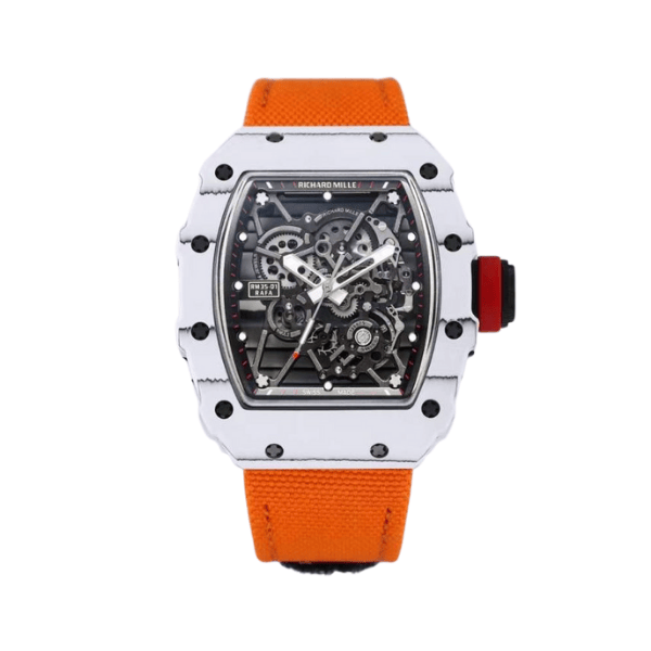 Richard Mille RM35-01 Rafa Cacbon NTPT Orange Strap 42mm – VIP Version