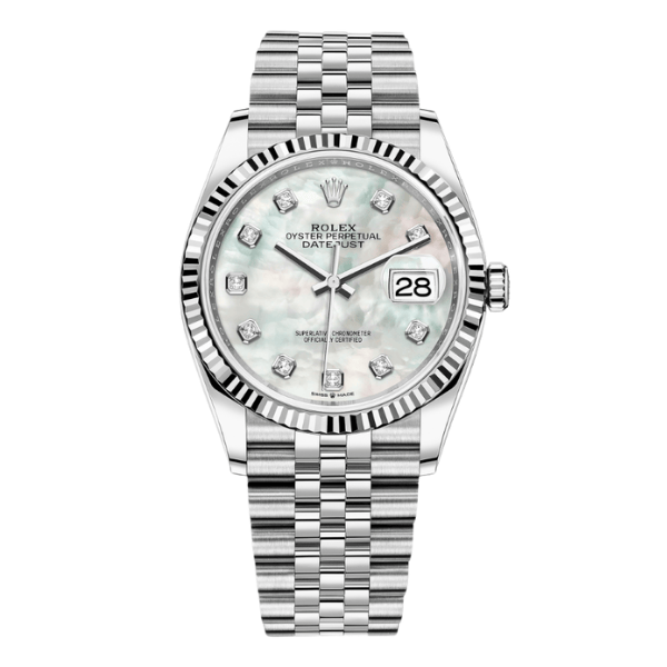 Rolex Datejust 36mm Sliver MOP Dial 126234 – VIP Version