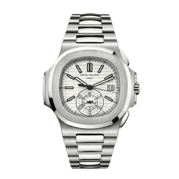 Patek Philippe Nautilus Chronograph 5980/1A-019 40.5mm White Dial – VIP Version