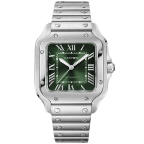 Cartier Santos De Cartier Medium Green WSSA0061 35.5mm – VIP Version