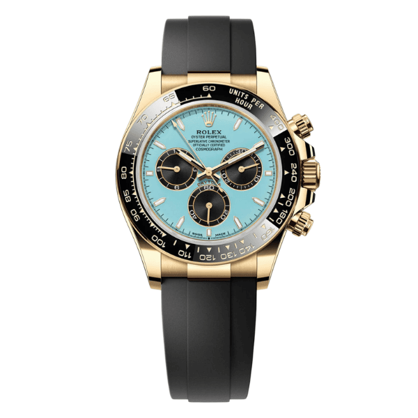 Rolex Daytona 156518 Yellow Gold Tiffany Dial Oysterflex New 2025 – VIP Version