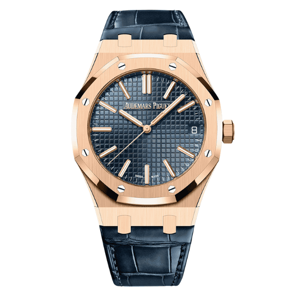 Audemars Piguet Royal Oak 15510OR Yellow Gold 41mm Blue Dial – VIP Version
