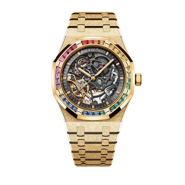 Audemars Piguet Royal Oak Frosted Gold Double Balance Wheel Openworked 15412Ba.Yg.1224Ba.01 41mm – VIP VERSION
