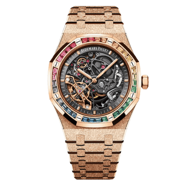 Audemars Piguet Royal Oak Frosted Gold Double Balance Wheel Openworked 15412OR.YG.1224OR.01-B 41mm – VIP VERSION