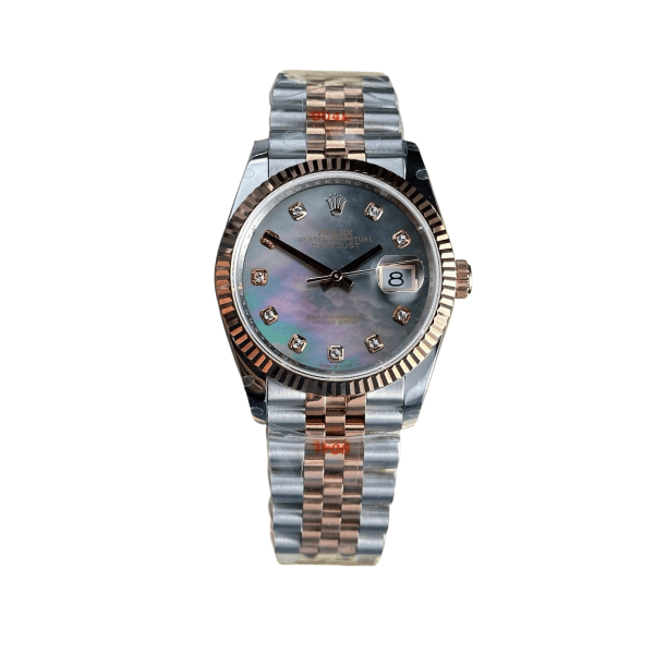 Rolex Datejust 126231 36mm Xà Cừ Tím Dial Rose Gold – VIP Version